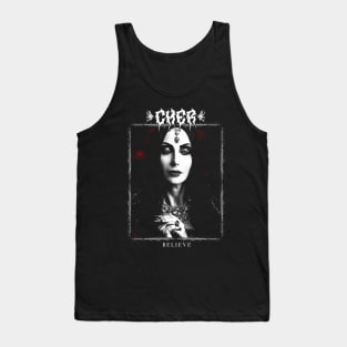 Cher Metal Style Tank Top